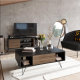 Wood & More Package Consist of a TV Unit with Hight Quality MDF and a PVC & a Coffe Table Bundle-2
