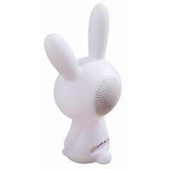 BIGBEN Rabbit Wireless Speaker Luminus Transparent White BTLSRABBIT