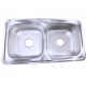 Purity Sink Double Bowl 87*48 Stainless Steel ISD870