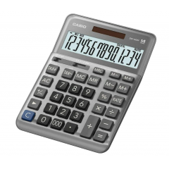 Casio Digital Desktop Calculator 14 Digits Silver DM-1400F-W-DP