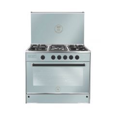 Unionaire Gas Cooker 5 Burners 90 * 60 cm Auto Ignition and Full safety Stainless Steel C69SS-GC-511-ICFS-FC-2W-AL