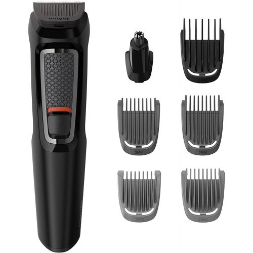 Philips Series 3000 7-in-1 Multi Grooming Kit for Beard & Hair with Nose Trimmer Attachment MG3720