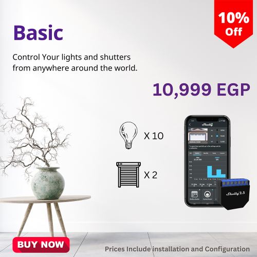 Shelly Lights and Blinds Control Set WIFI Basic