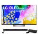 LG OLED TV 65 Inch G2 Series Gallery Design 4K Cinema HDR WebOS Smart AI ThinQ Pixel Dimming OLED65G26LA
