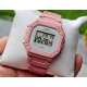 Casio Women's Watch Diametre 43.2 mm Digital Square Face Resin Band Pink W-218HC-4AVDF