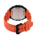 Casio Watch for Men Diametre 43.2 mm Digital Resin Band Orange * Black W-218H-4B2VDF