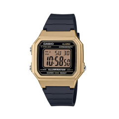 Casio Women's Digital Water Resistant Watch Diametre 41.2 mm Black * Gold W-217HM-9AVDF