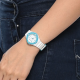كاسيو ساعة يد للنساء رقمية بسوار من الراتنج لون أبيض