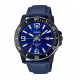 Casio Men's Watch Round Shape Leather Band Diametre 45 mm Blue MTP-VD01BL-2BVUDF