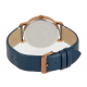 Casio Men's Watch Leather Round Shape Analog Diametre 40 mm Blue MTP-E320RL-2EVDF