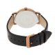 Casio Men's Watch Leather Round Shape Analog Diametre 40 mm Black MTP-E320RL-1EVDF