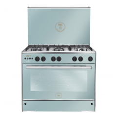 Unionaire Gas Cooker 5 Burners 60 x 80 cm Silver C68SS-GC-447-ISOF-2W-M14-A