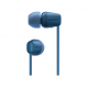 سوني سماعات رأس داخل الأذن لاسلكية لون أزرق WI-C100/L