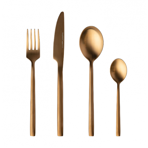 بيرغوف طقم أدوات مائدة مكون من 4 قطع ذهبي T-1204050