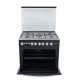 White Point Gas Cooker 60*80 cm 5 Burners Stainless Black WPGC8060BXTAN