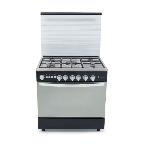 White Point Gas Cooker 60*80 cm 5 Burners Stainless Black WPGC8060BXTAN