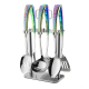 Oxford Kitchen Set 7 Pieces with Silver Stand OX088