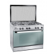 Unionaire Cooker 5 Gas Burners 60*80 cm with Fan Stainless Steel C68SVM-AC-447-SOF-ECOP-2W