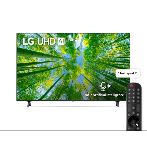 LG UHD 4K TV 50 Inch UQ8000 Series Cinema Screen Design 4K Active HDR WebOS Smart AI ThinQ 50UQ80006LD