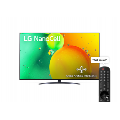 LG NanoCell TV 50 Inch NANO79 Series Cinema Screen Design 4K Active HDR WebOS Smart AI ThinQ 50NANO796QA