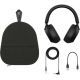 SONY Headphones On-Ear Wireless Industry Leading Noise Canceling Black WH-1000XM5/B