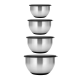 Berghoff Leo Mixing Bowls Set 8 Pieces Stainless Steel 1106251