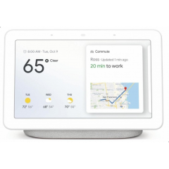 جوجل يست هاب شاشة واحدة تتحكم في بيتك الذكي 7 بوصة لون أبيض