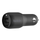 Belkin Boost Charge USB C and USB A Dual Port Car Charger 32W BKN-CCB003BTBK