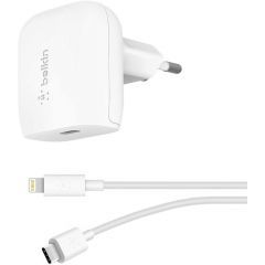 Belkin 18W USB-C PD Wall Charger and USB-C to Lightning Cable F7U096VF04