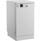 BEKO Digital Slimline Dishwasher Half Load 10 Persons 5 Programs 45 cm Silver DVS05020S