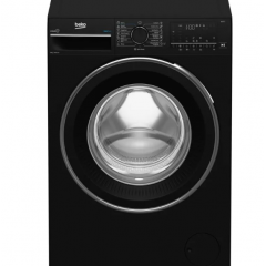 BEKO Washing Machine Full Automatic Digital 9 KG 1400 rpm Steam Black B3WFU50940BCI