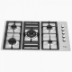 Purity Kitchen Hood Flat 90 cm 450 m3/h and Gas Hob 90 cm and Gas Oven 60 cm PIATTA90cm