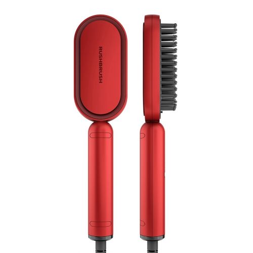 Rush Brush Hair Straightening Brush Red RB-S3Lite
