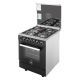 Unionaire Cooker 4 Gas Burners 60*60 cm with Fan Stainless Steel C66SS-GC-447-IF-SO-U3-AL