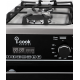 Unionaire Cooker 5 Gas Burners 90*60 cm Full Stainless With Fan Black C69SS-GC-511-ICSH-2W-AL