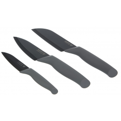 Berghoff 3 Pc Knife Set Coated Flux 1303005