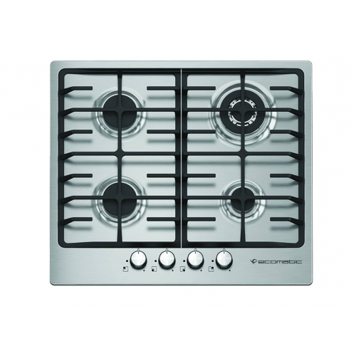 Ecomatic Built-In Hob 4 Burners 60 cm Stainless Steel Silver S603C