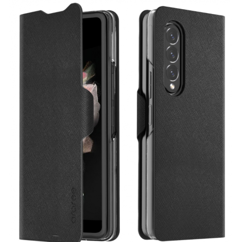 Araree Bonnet Samsung Galaxy Z Fold 3 Wallet Stand Case Black GP-FFF926KDALK