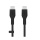 Belkin Flex USB-C to USB-C Cable Silicone 1M Black CAB009BT1MBK