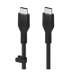 Belkin Flex USB-C to USB-C Cable Silicone 1M Black CAB009BT1MBK