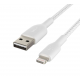 Belkin Lightning to USB-A Cable White CAA002bt1MWH