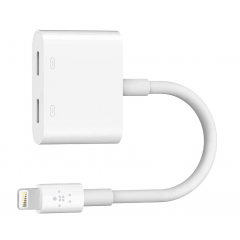 Belkin Rockstar Audio And Charging Cable White F8J198BTWHT