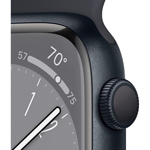 Apple Aluminium Black Case Band Black with GPS Watch 8 Series 41mm MNP53AE-A Sport Regular