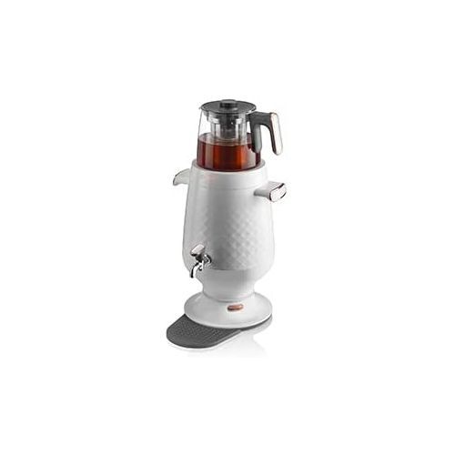 Arzum Ehlikeyf Samower Tea Machine Water Kettle Plastic White AR3083