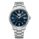 Citizen Watch With A Blue Stainless Steel Bracelet For Men Silver NH8391-51L