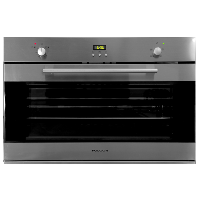 Fulgor Built In Gas Oven 90 cm 91 L With 2 Fan Stainless OF GG D95SXL2T