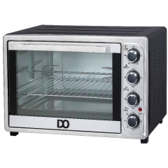 IDO Toaster Oven 50 Liters 2000 Watts Double Glass Door For Thermal Insulation TO50DG-SV-IDO