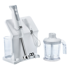 IDO Hand Mixer With Stand 800 Watts Two Speeds White HBLG800-WH-IDO