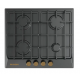 FRESH Built-In Gas Hob 60 cm 4 Burners Cast Iron with Safety HAFR60CMBC1