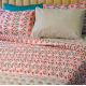 Family Bed Cover Set Cotton Touch 2 Pieces Multi Color ZS_165